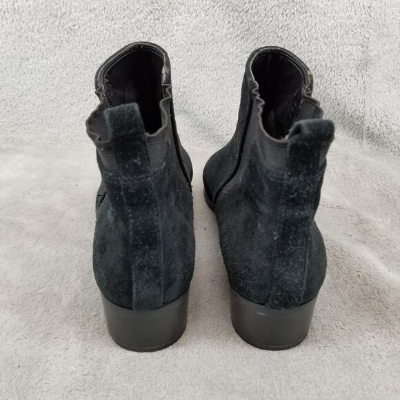 Marc Fisher Shoes Womens Size 6.5 Black Suede Yale Chelsea Ankle Boots *Read* - Picture 7 of 10